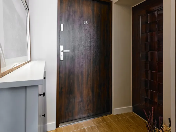 Hallway with the front door