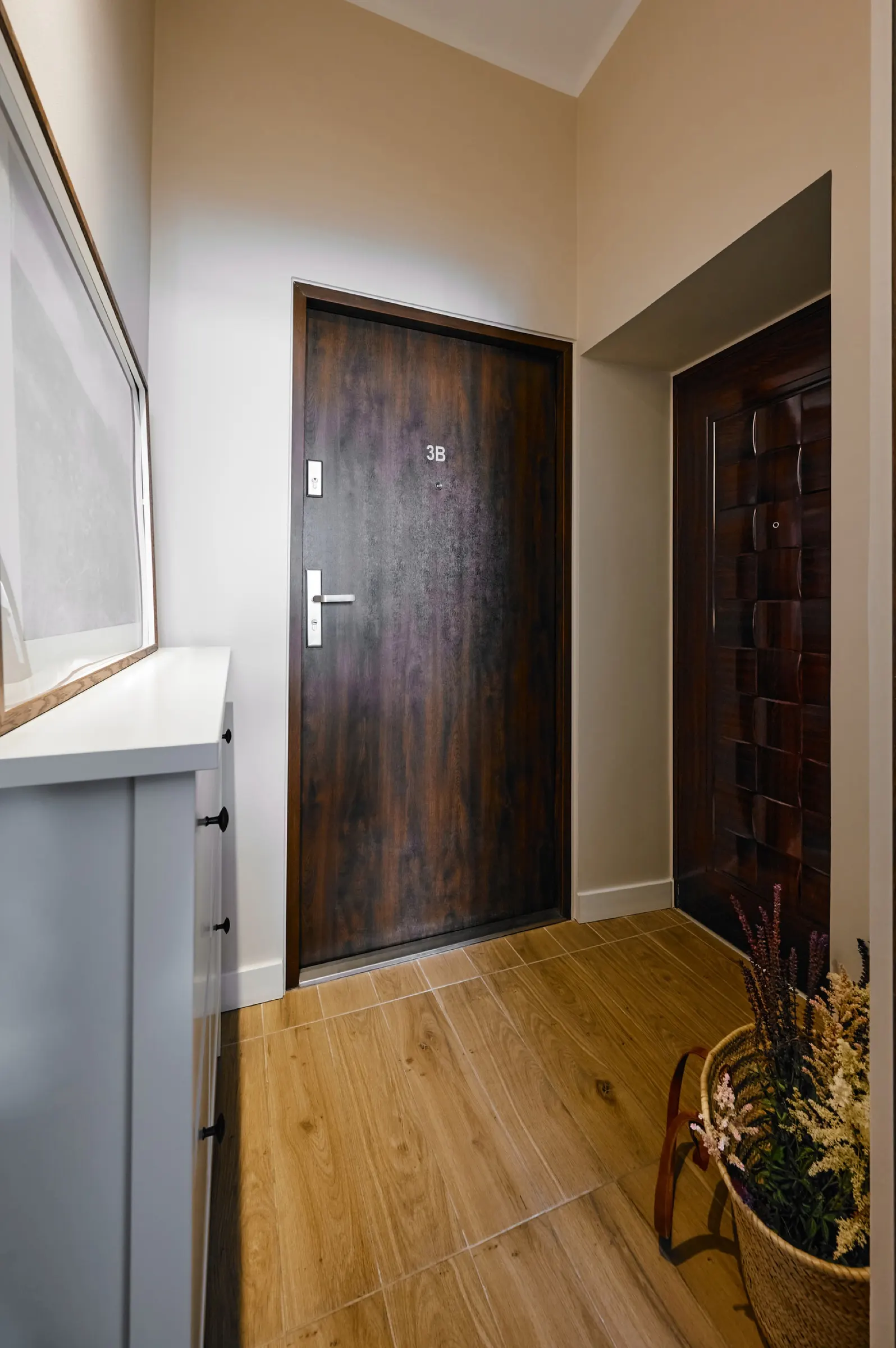 Hallway with the front door